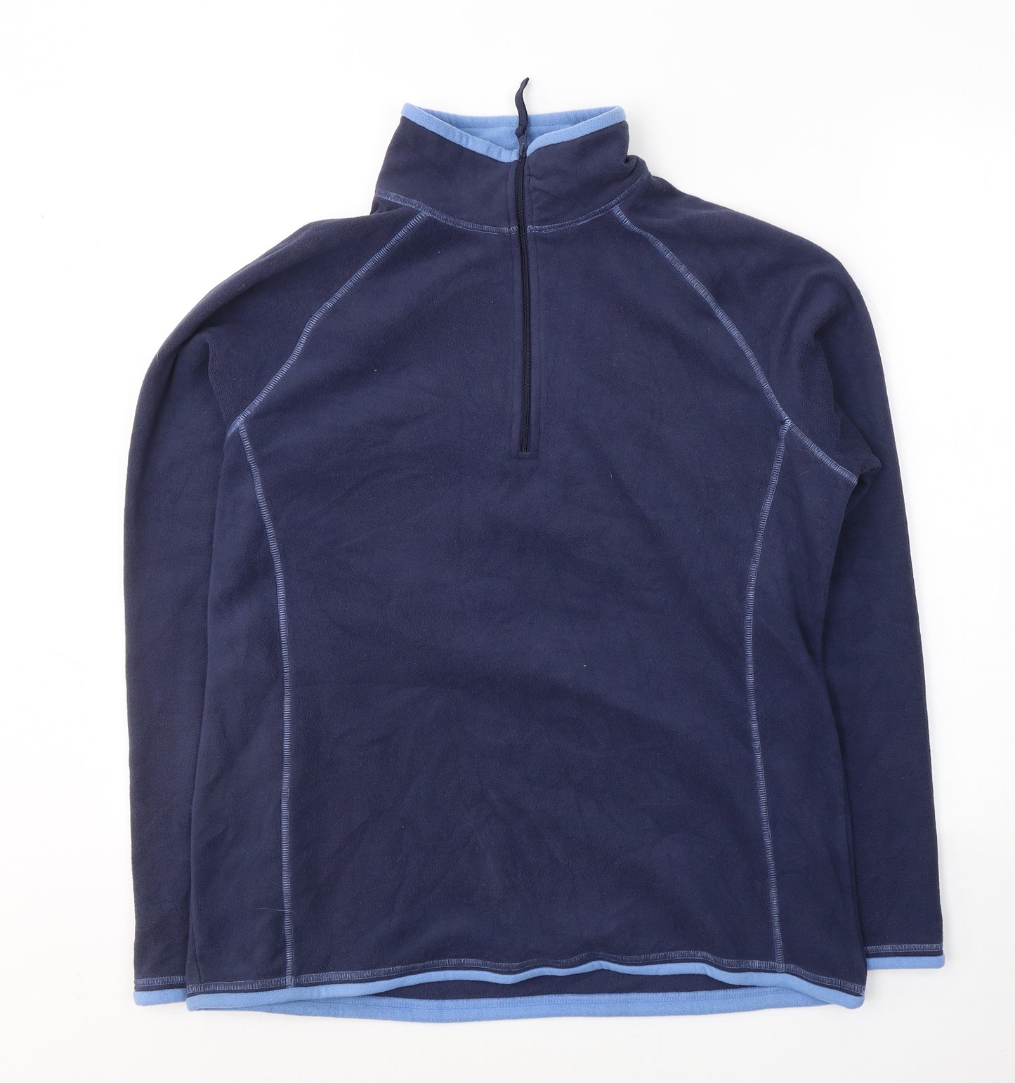 Mountain Warehouse Womens Blue  Polyester Pullover Sweatshirt Size 14  Pullover