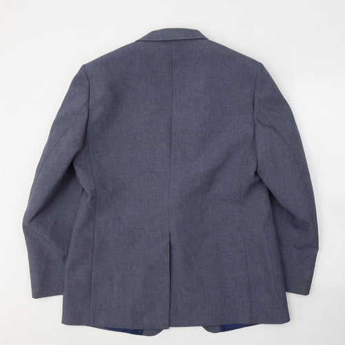 St.Micheal Mens Blue  Polyester Jacket Suit Jacket Size 42