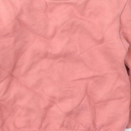 Nutmeg Girls Pink  Cotton Pullover Sweatshirt Size 3-4 Years  Pullover