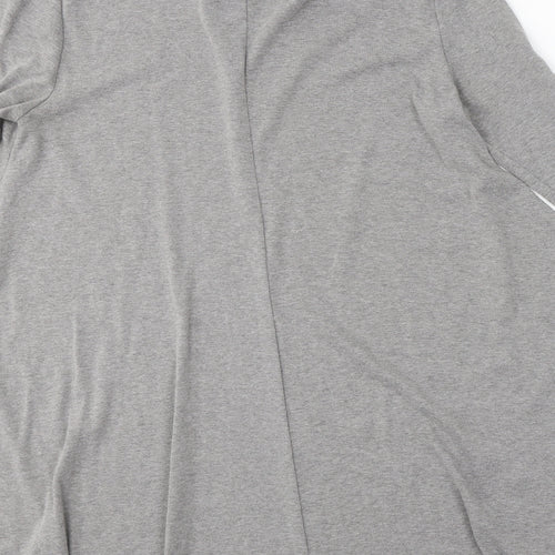 Floryday Womens Grey  Cotton Fit & Flare  Size M  Roll Neck Pullover