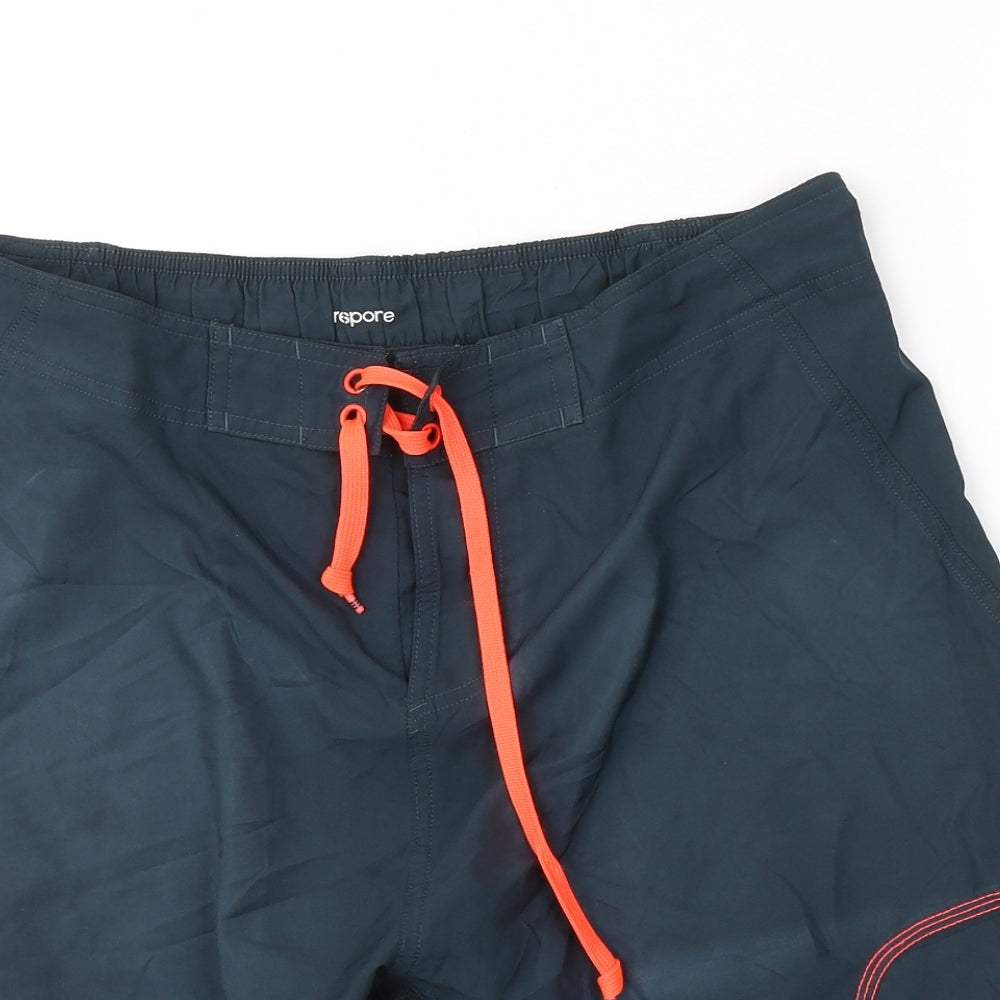adidas Mens Grey  Polyester Sweat Shorts Size L L8 in Regular Tie - Swim shorts
