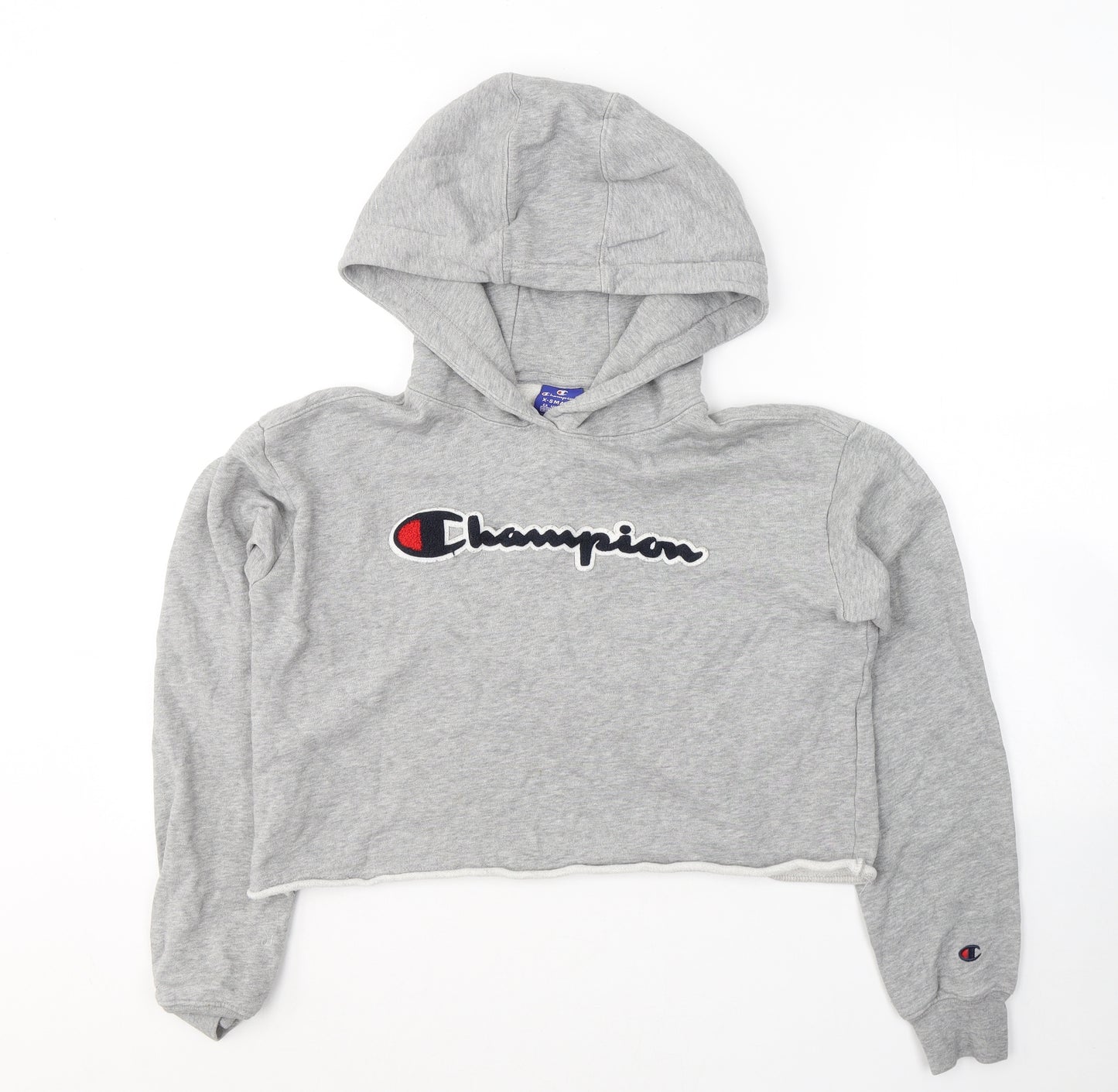 Champions Womens Grey  Cotton Pullover Hoodie Size XS  Pullover