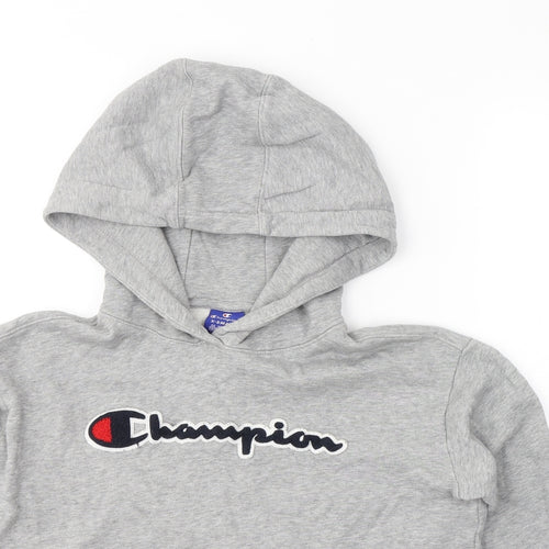 Champions Womens Grey  Cotton Pullover Hoodie Size XS  Pullover