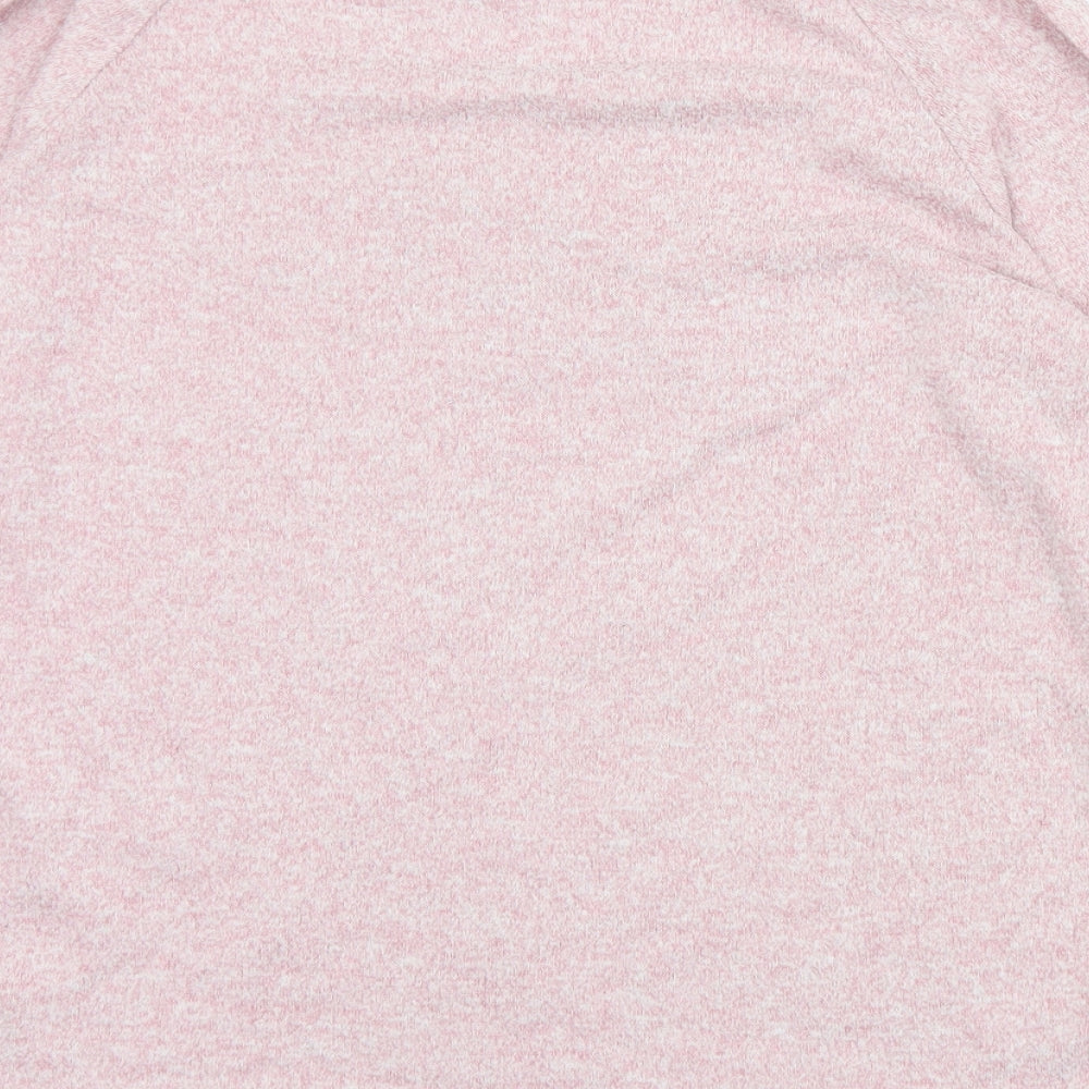 Primark Womens Pink Crew Neck  Polyester Pullover Jumper Size 10   - 10-12 Barbie
