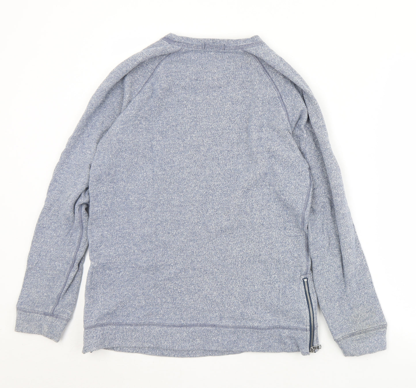 Gap Womens Blue  Cotton Pullover Sweatshirt Size S  Zip