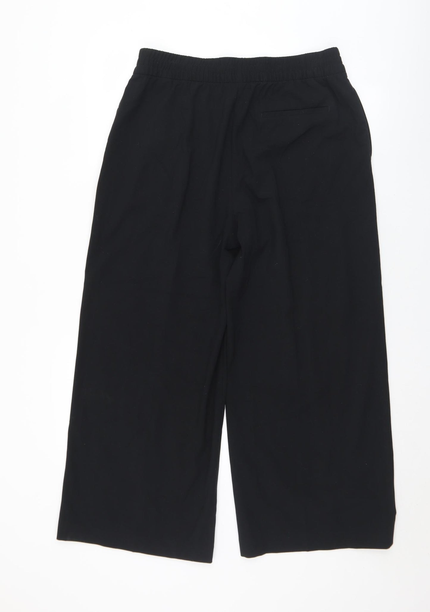 Marks and Spencer Womens Black  Polyester Dress Pants Trousers Size 14 L25 in Regular
