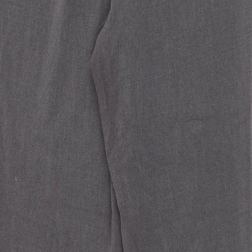 Doris Womens Grey  Polyester Dress Pants Trousers Size 12 L32 in Regular