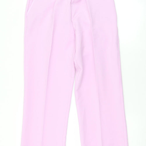 Damart Womens Purple  Polyester Trousers  Size 14 L28 in Regular