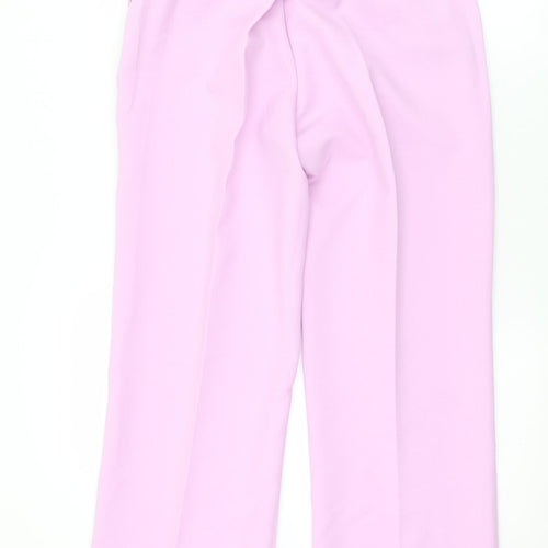 Damart Womens Purple  Polyester Trousers  Size 14 L28 in Regular