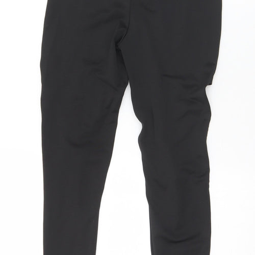 SheIn Womens Black  Polyester Pedal Pusher Trousers Size XS L27 in Regular Zip