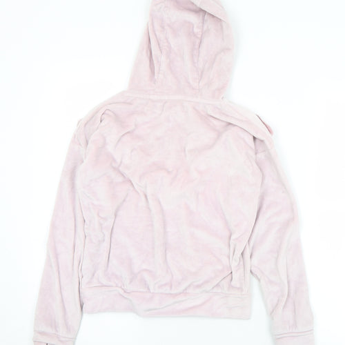 Matalan Girls Purple  Polyester Pullover Hoodie Size 10 Years