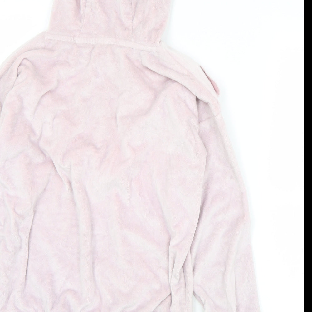 Matalan Girls Purple  Polyester Pullover Hoodie Size 10 Years