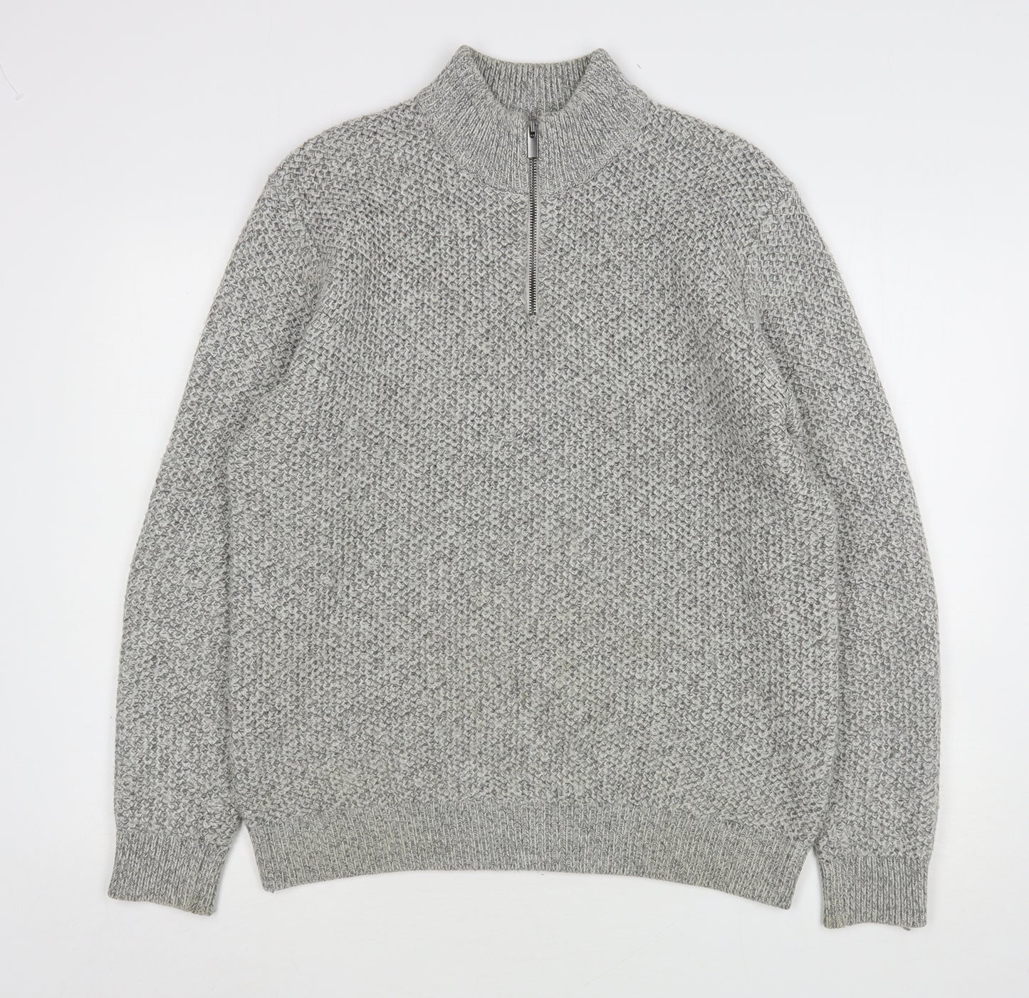 NEXT Mens Grey  Acrylic Pullover Sweatshirt Size L
