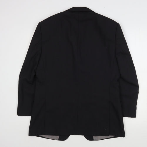 Marks and Spencer Mens Grey  Wool Jacket Suit Jacket Size 40