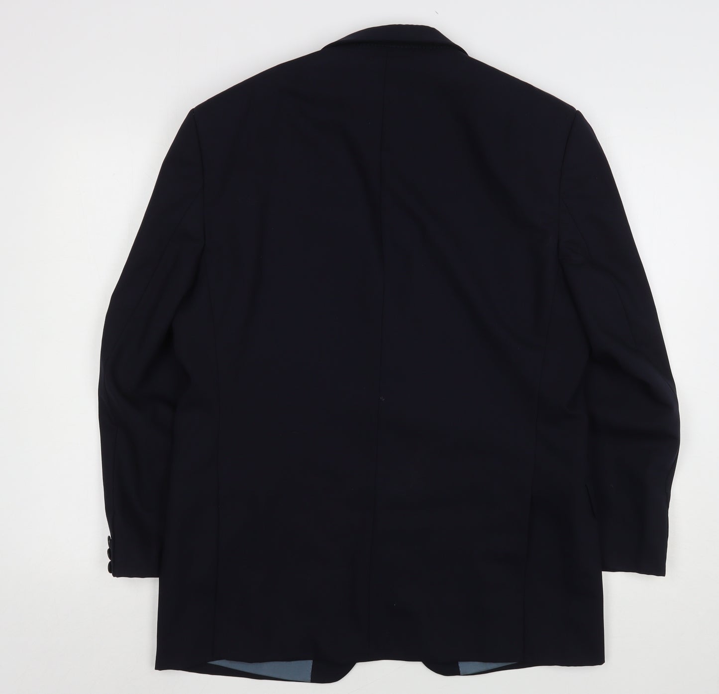 Marks and Spencer Mens Blue  Wool Jacket Suit Jacket Size 40