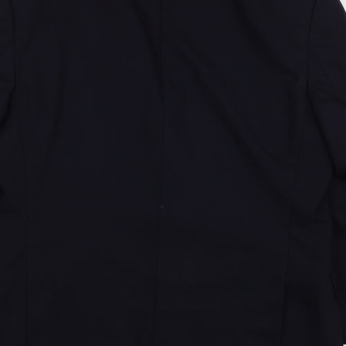 Marks and Spencer Mens Blue  Wool Jacket Suit Jacket Size 40