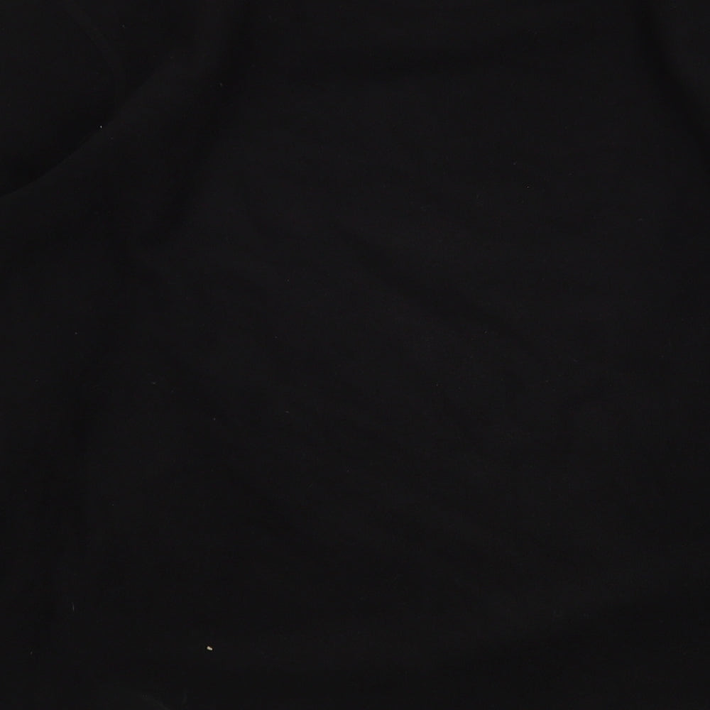 Blue Harbour Mens Black  Polyester  T-Shirt Size M V-Neck