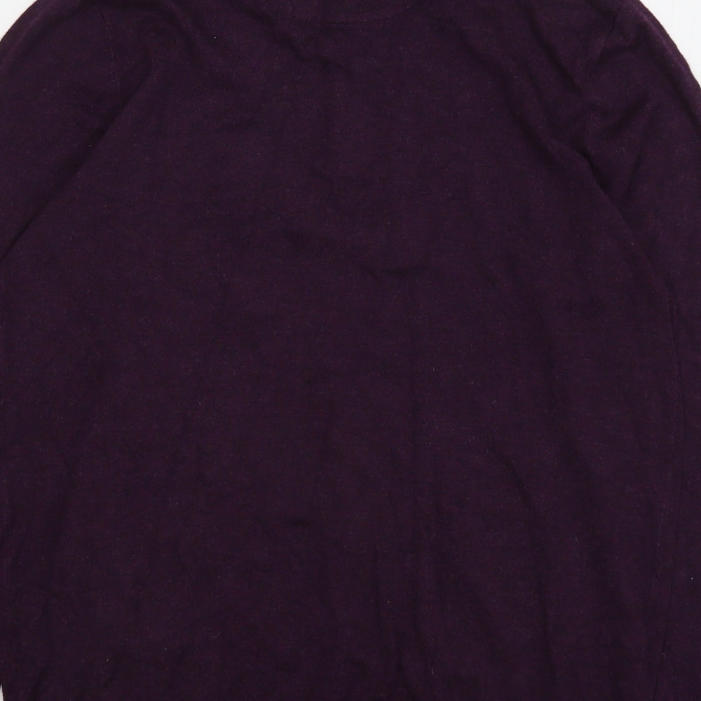 Burton  Mens Purple  Viscose  Polo Size M Collared