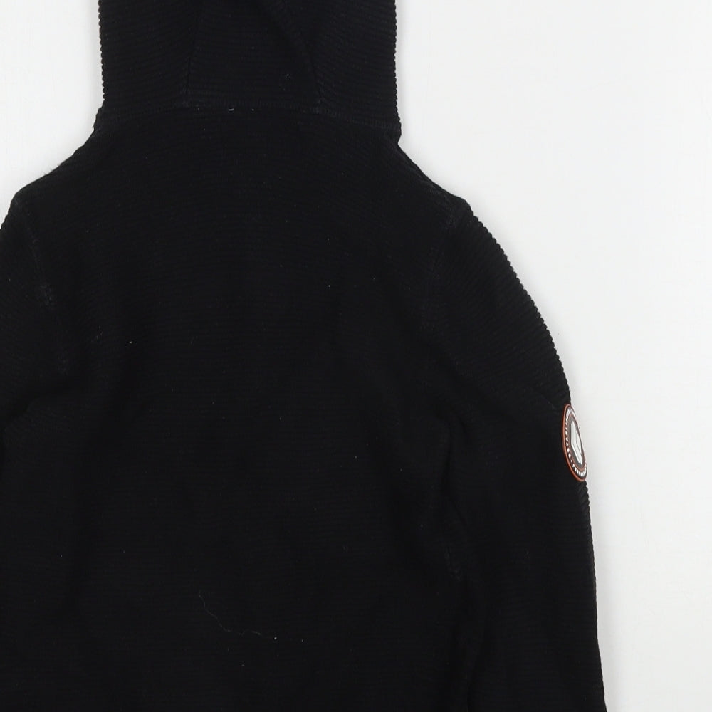 NEXT Boys Black  Cotton Pullover Hoodie Size 5 Years