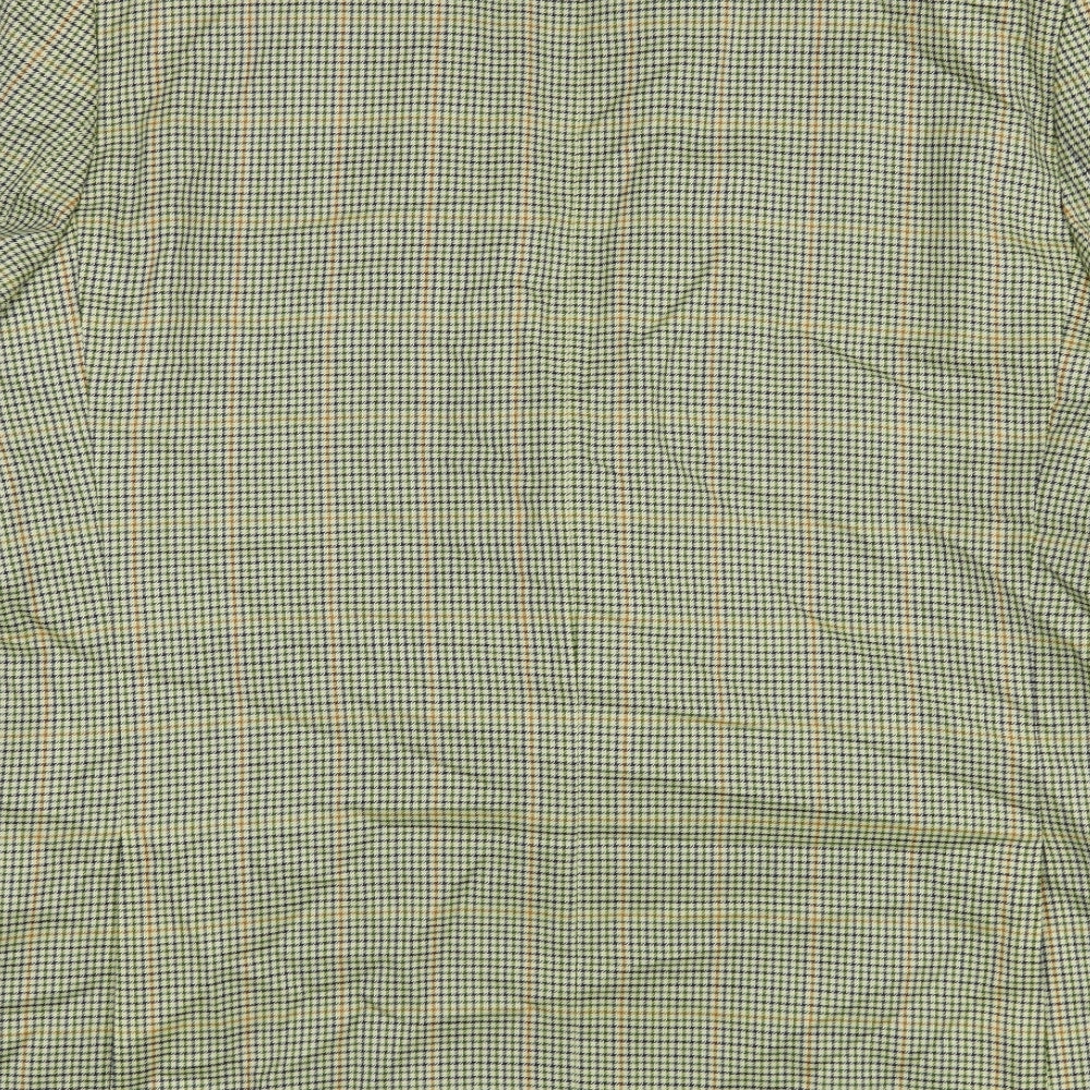 Greenwoods Mens Multicoloured Houndstooth Wool Jacket Suit Jacket Size 44