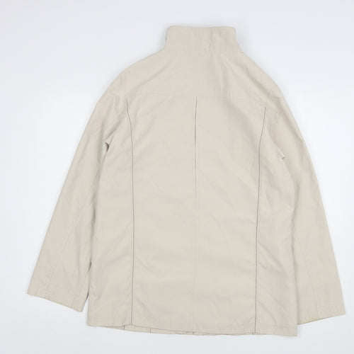 Klassik Womens Beige   Jacket  Size 10  Zip