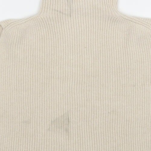 Primark Womens Beige High Neck  Polyester Cape Jumper One Size