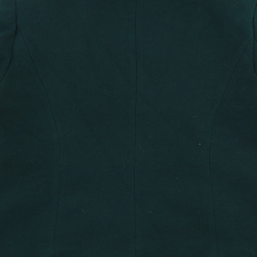 Marks and Spencer Womens Green   Overcoat Coat Size 14  Button