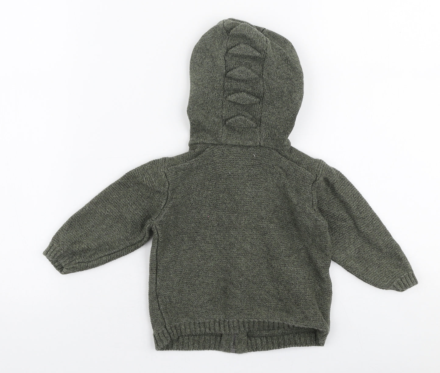 Zara Boys Green   Jacket  Size 12-18 Months   Zip