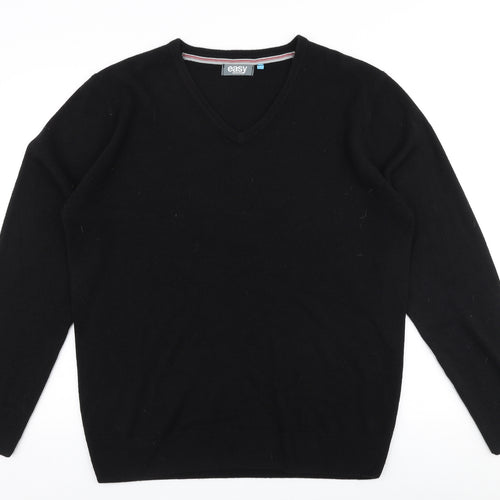 Matalan Mens Beige V-Neck  Acrylic Pullover Jumper Size L