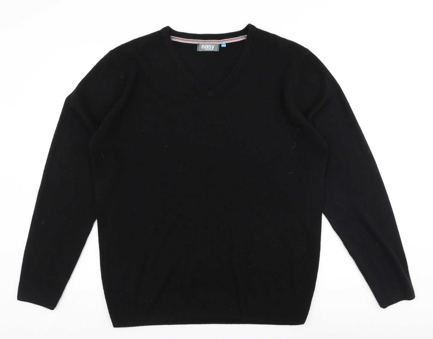 Matalan Mens Beige V-Neck  Acrylic Pullover Jumper Size L