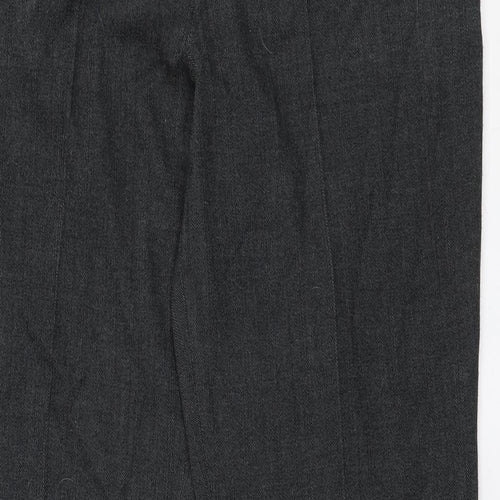 Atmosphere Womens Grey  Polyester Trousers  Size 12 L31 in Regular Zip