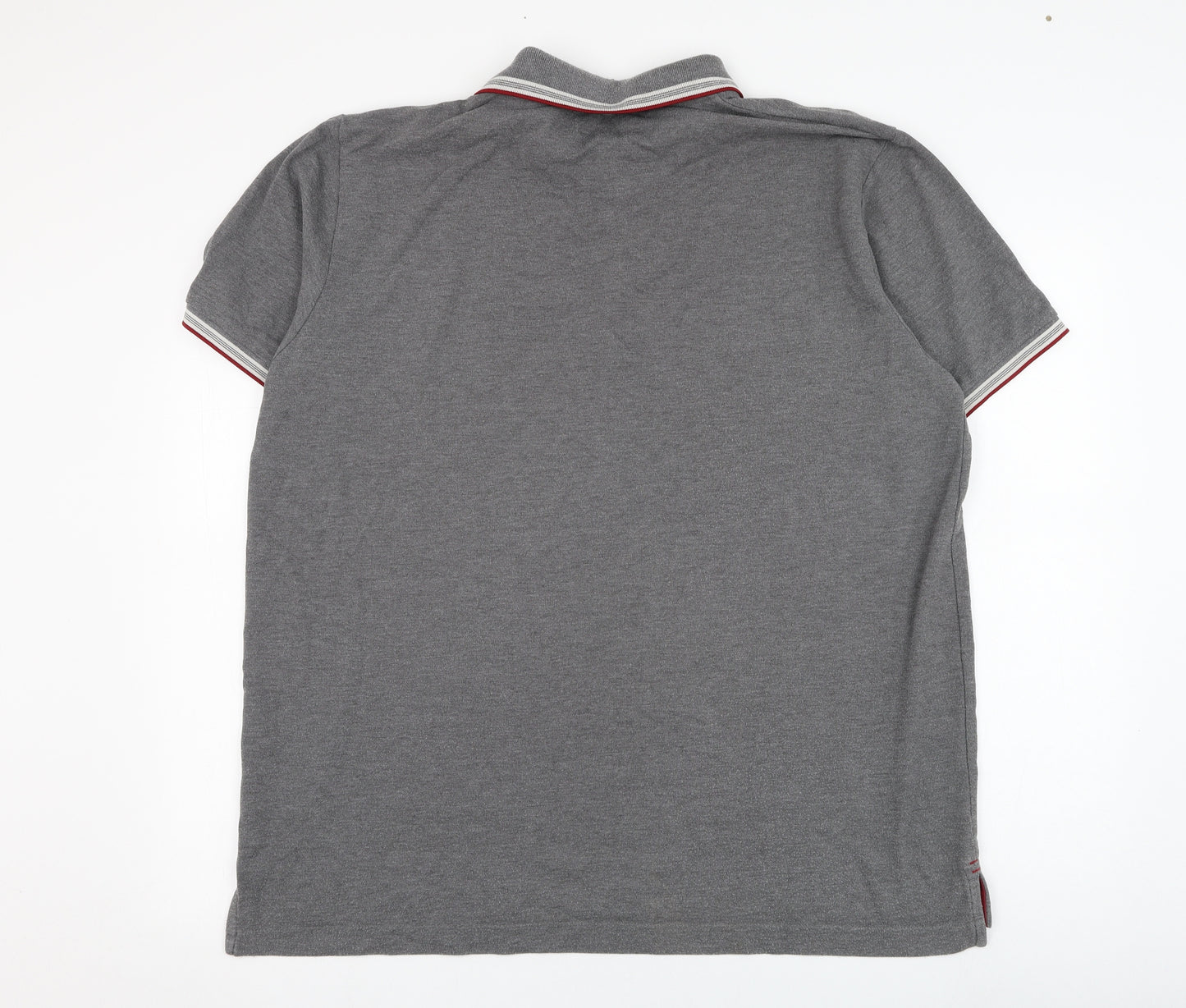 Pierre Cardin Mens Grey  Polyester  Polo Size 2XL Collared Pullover