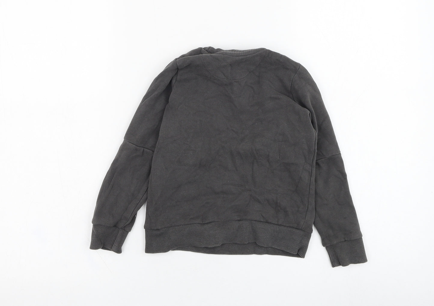 Nutmeg Boys Grey  Cotton Pullover Sweatshirt Size 3-4 Years  Pullover