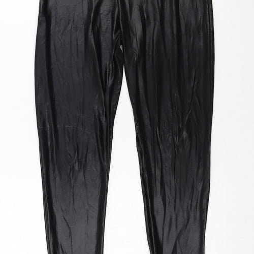 Quiz Womens Black  Polyester Capri Leggings Size M L27 in