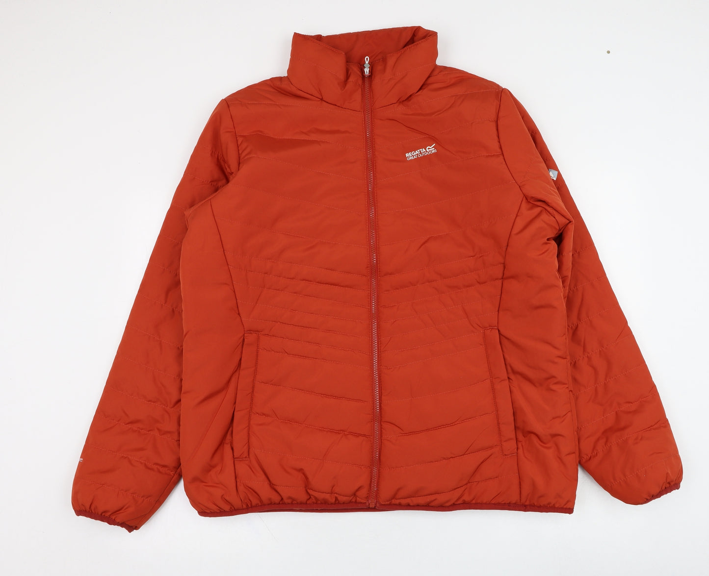 Regatta Womens Orange   Puffer Jacket Coat Size 20  Zip