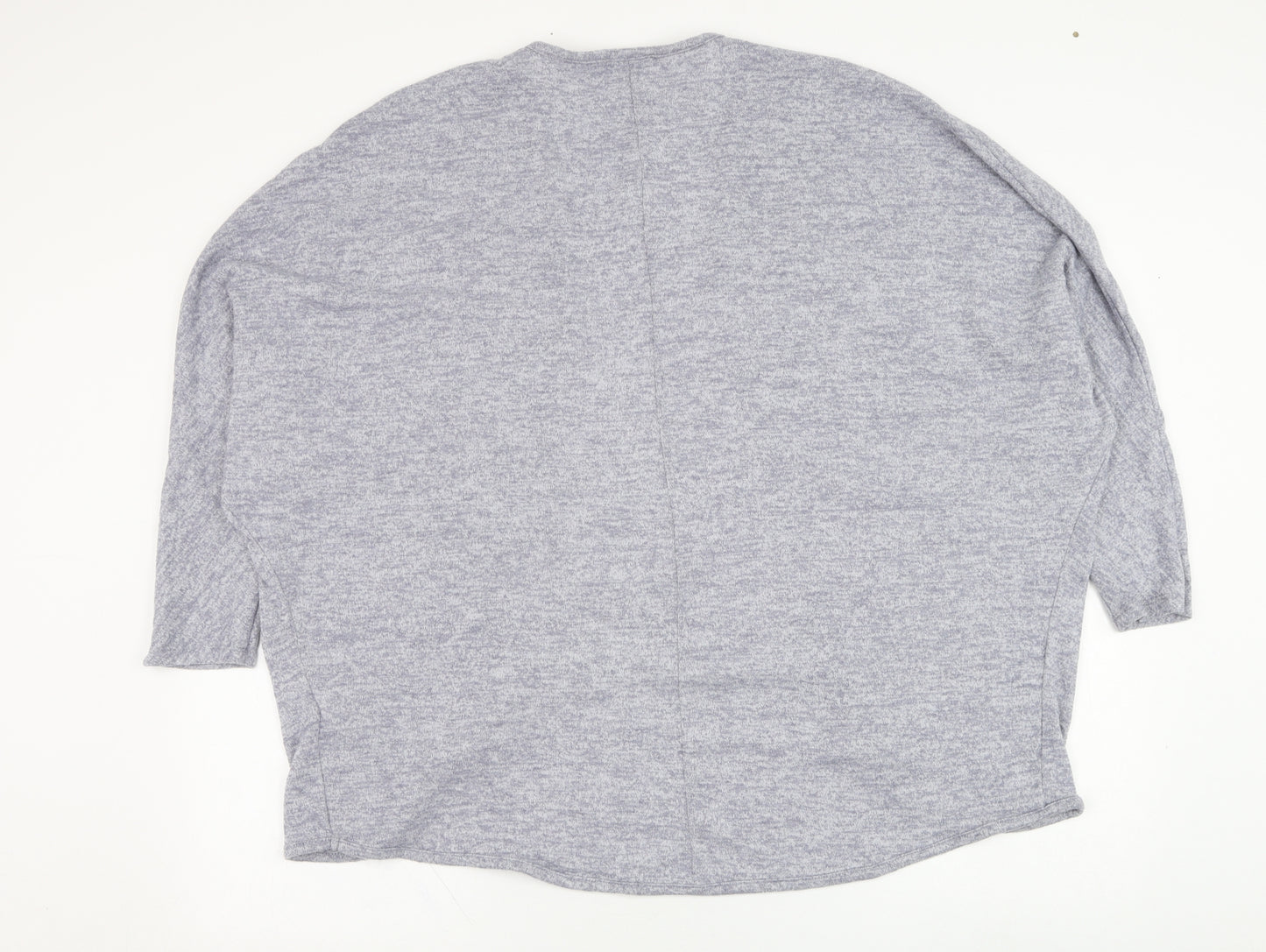 Primark Womens Blue Square Neck  Polyester Cardigan Jumper Size 10