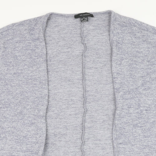 Primark Womens Blue Square Neck  Polyester Cardigan Jumper Size 10