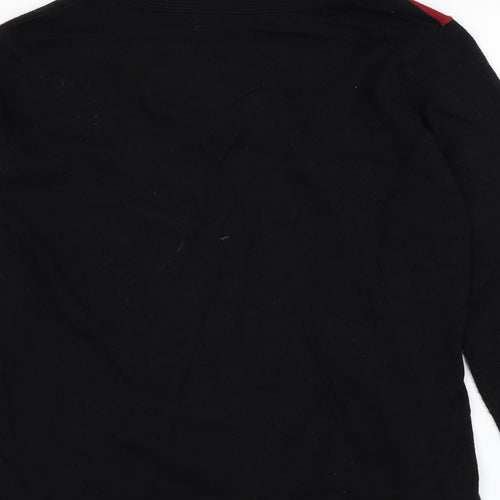 BM Womens Black Roll Neck  Acrylic Pullover Jumper Size S