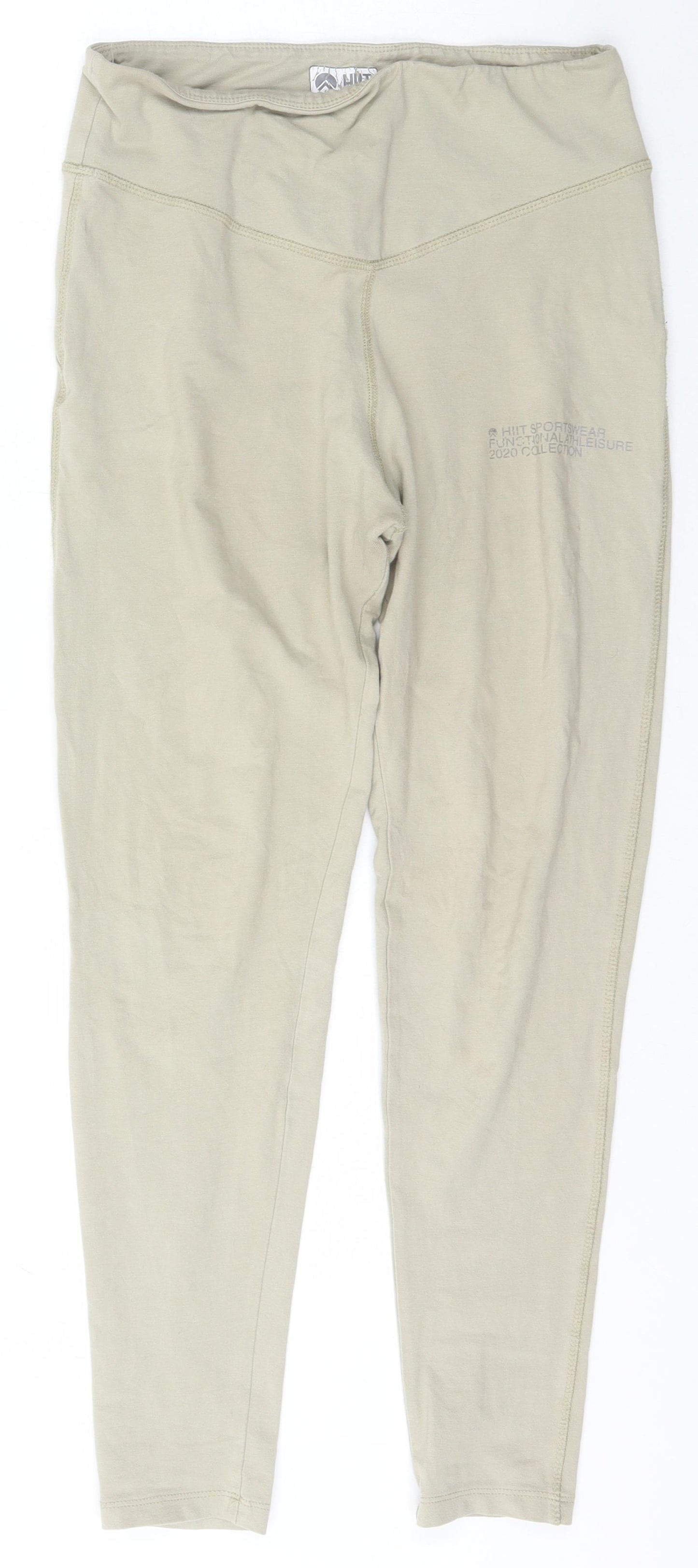 HIT Womens Beige  Cotton Jogger Leggings Size M L25 in Athletic  - h