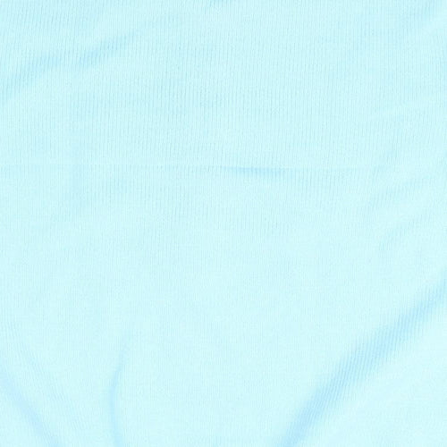 Preworn Womens Blue Collared  Acrylic Pullover Jumper Size M