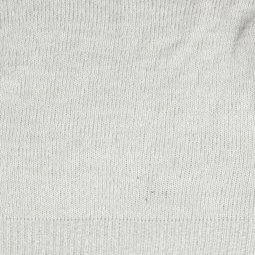 New Look Womens Grey Crew Neck  Acrylic Pullover Jumper Size S