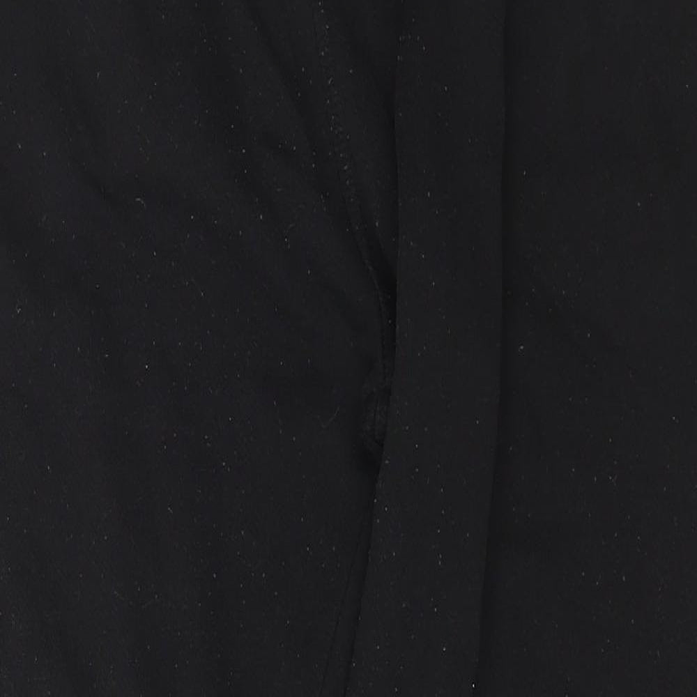Cedar Wood State Mens Black  Polyester Jogger Trousers Size M L28 in Relaxed Drawstring