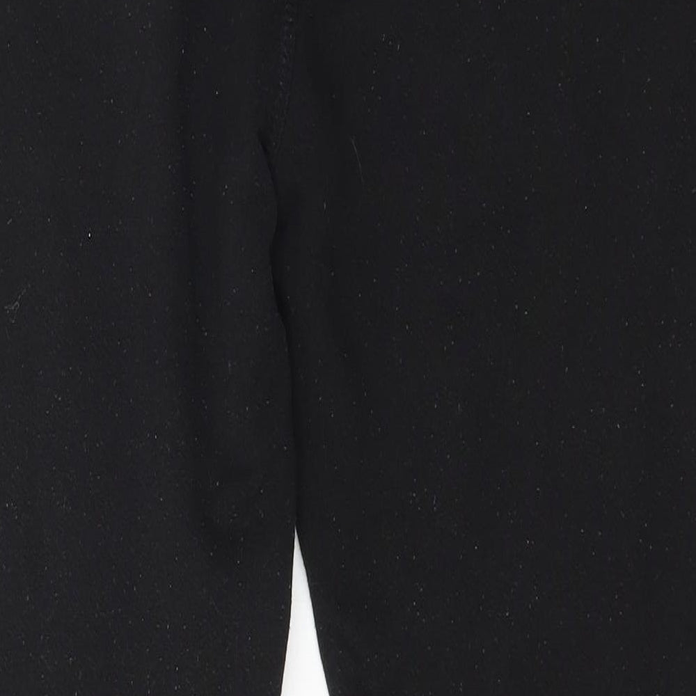 Cedar Wood State Mens Black  Polyester Jogger Trousers Size M L28 in Relaxed Drawstring