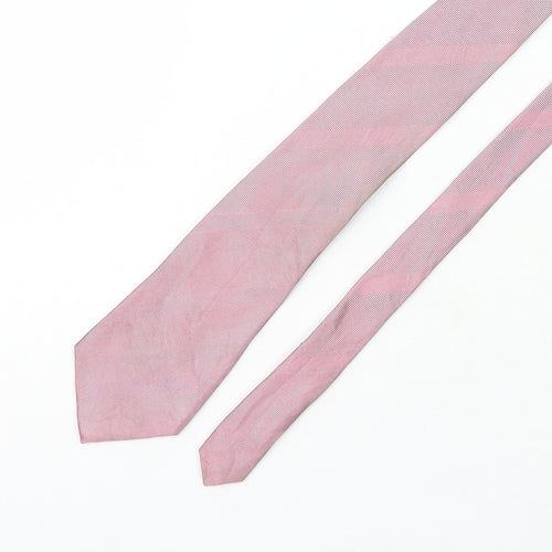 crichton Mens Pink  Silk Pointed Tie One Size