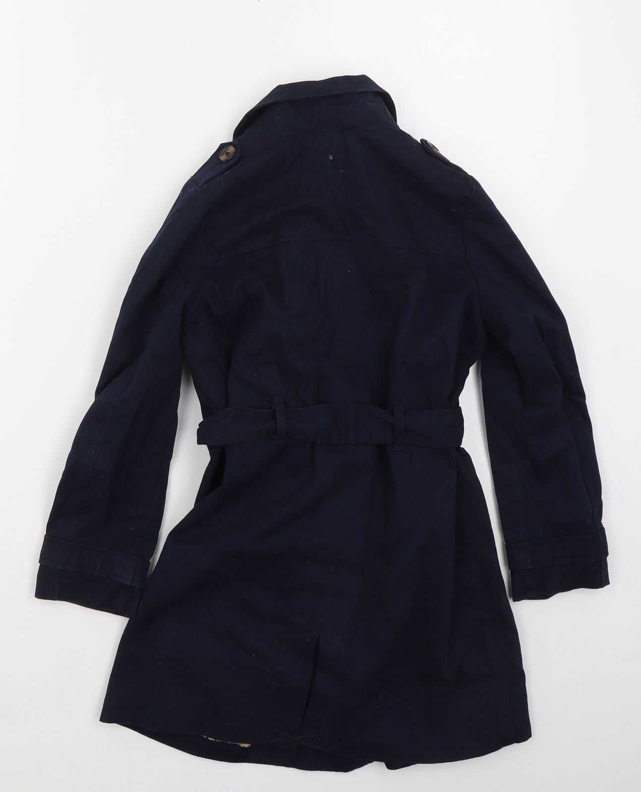 La Redoute Girls Blue   Trench Coat Coat Size 8 Years  Button