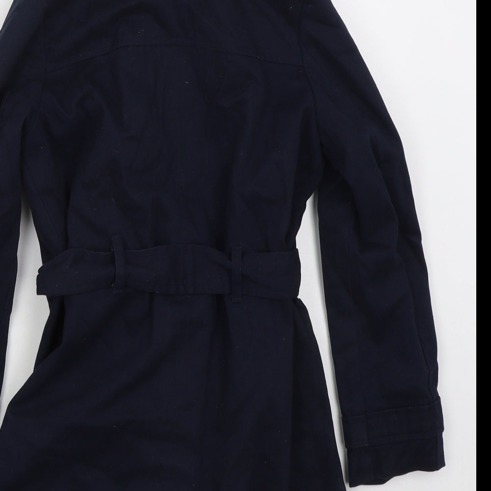 La Redoute Girls Blue   Trench Coat Coat Size 8 Years  Button