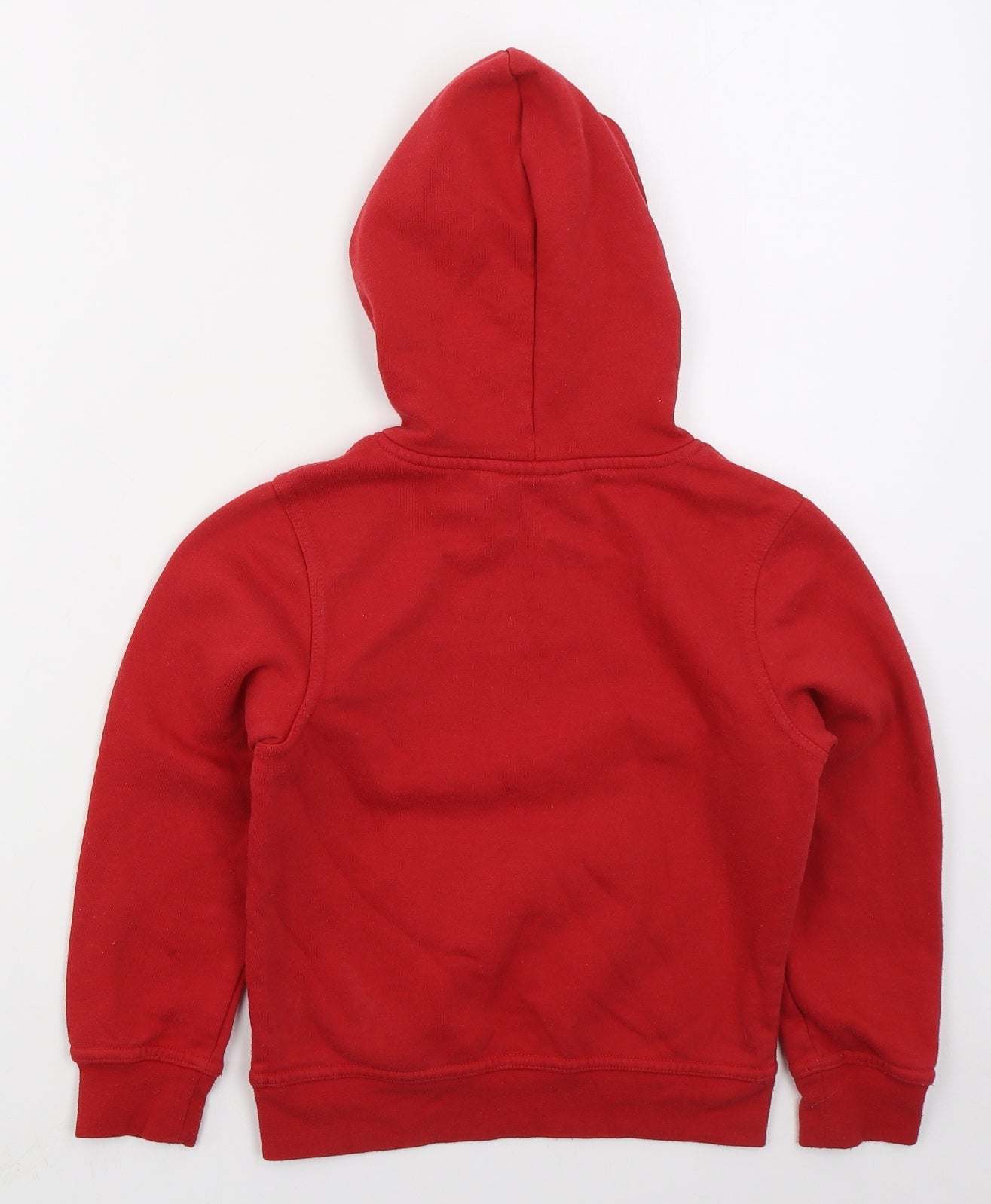 Clique Boys Red  Cotton Pullover Hoodie Size 6-7 Years  Pullover - Ironman