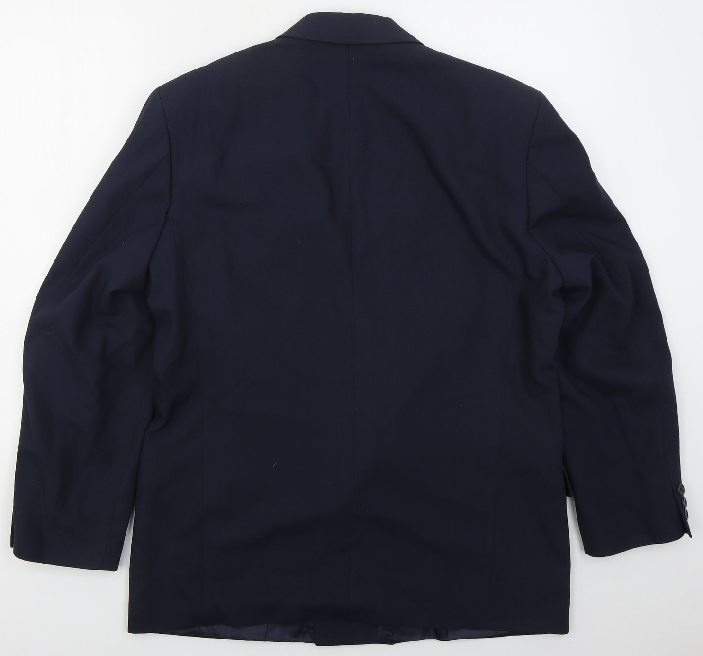 Marks and Spencer Mens Blue  Polyester Jacket Suit Jacket Size 40