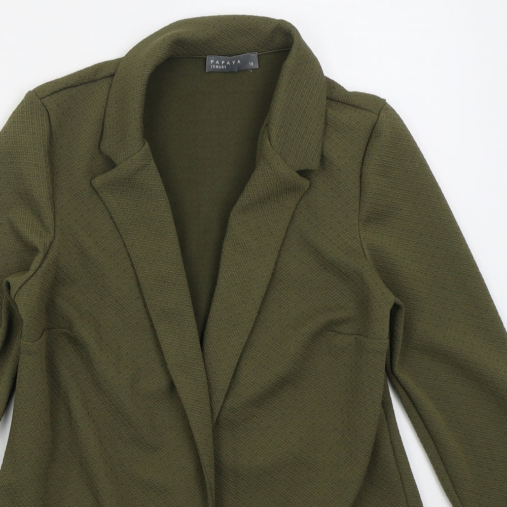 Papaya Womens Green   Jacket  Size 10