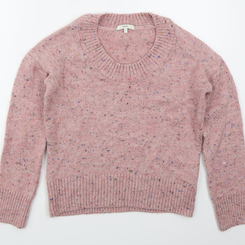 NEXT Womens Pink Round Neck  Acrylic Pullover Jumper Size 6